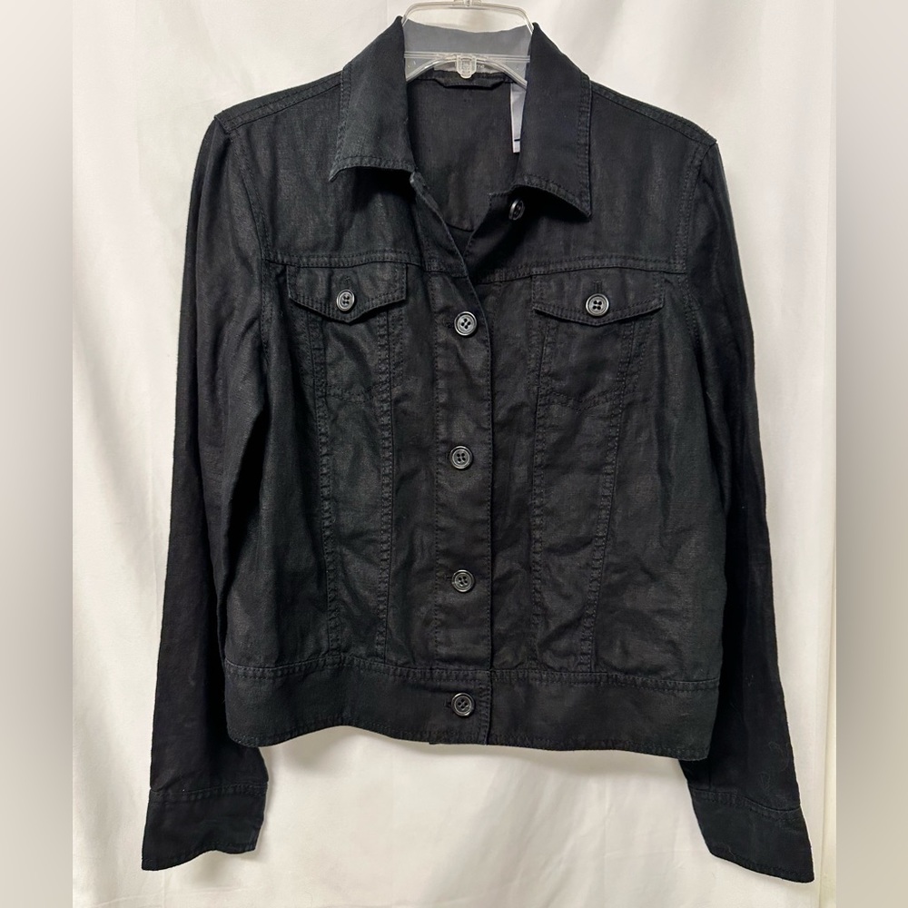 Liz Claiborne Black Jean Jacket